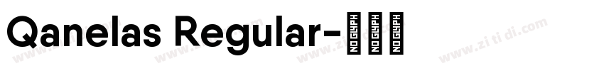 Qanelas Regular字体转换